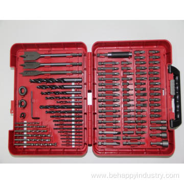 126-piece combination drill set